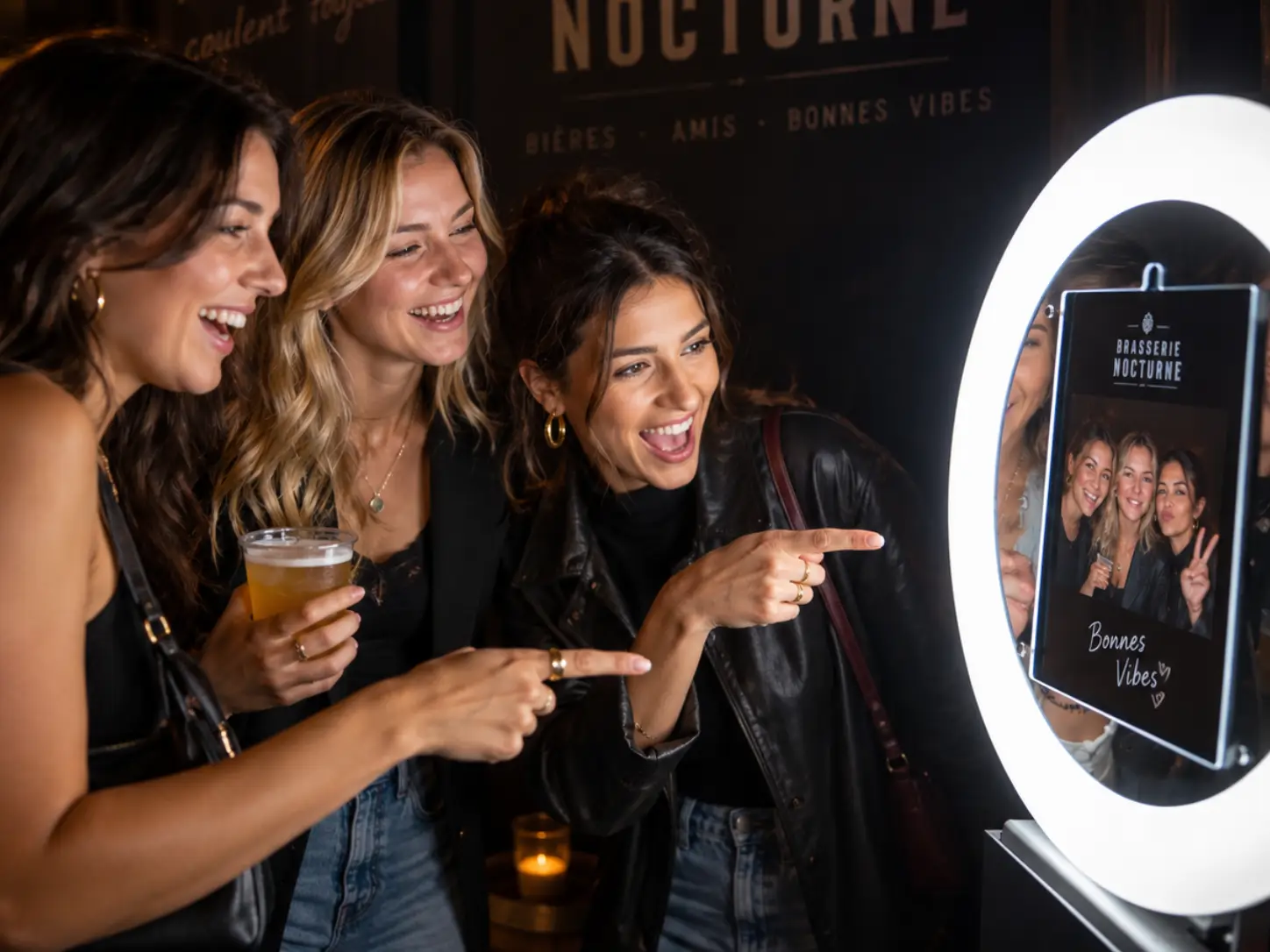 Photobooth en soirée d'entreprise